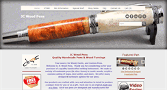 Desktop Screenshot of jcwoodpens.com